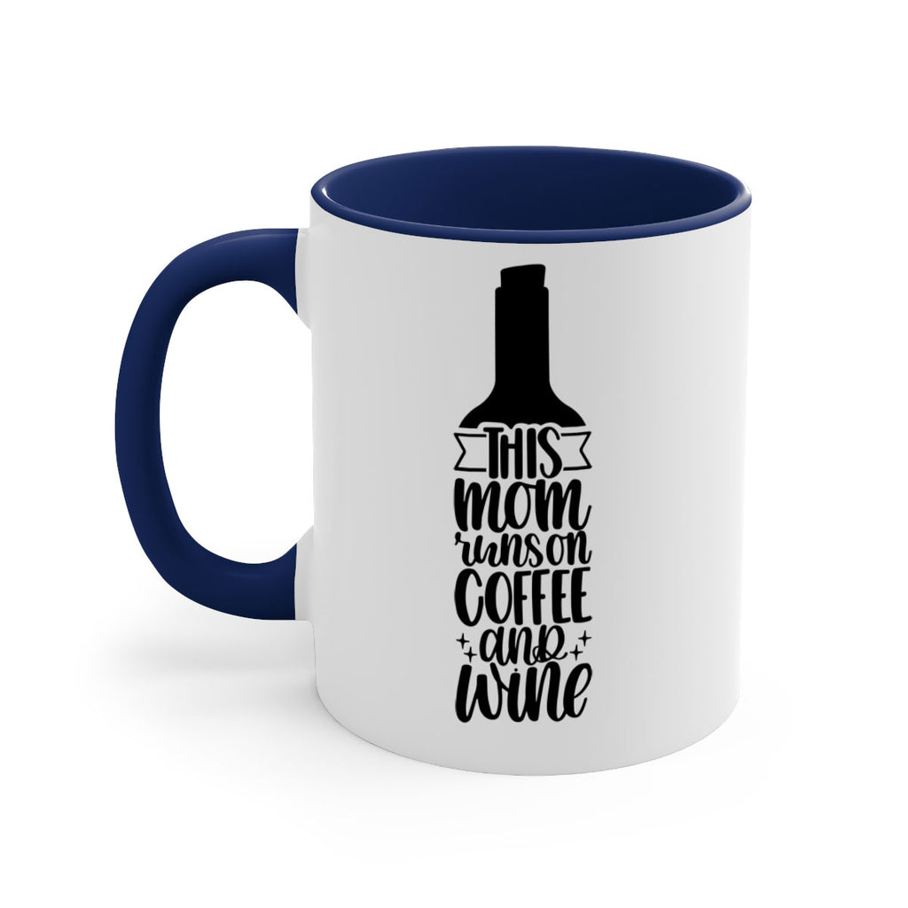 this mom runs on coffee and wine 16#- coffee-Mug / Coffee Cup