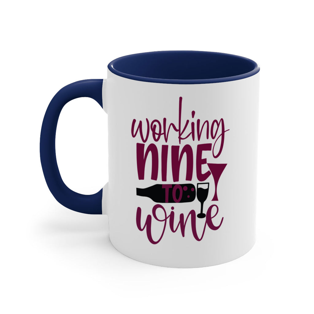 working nine to wine 142#- wine-Mug / Coffee Cup