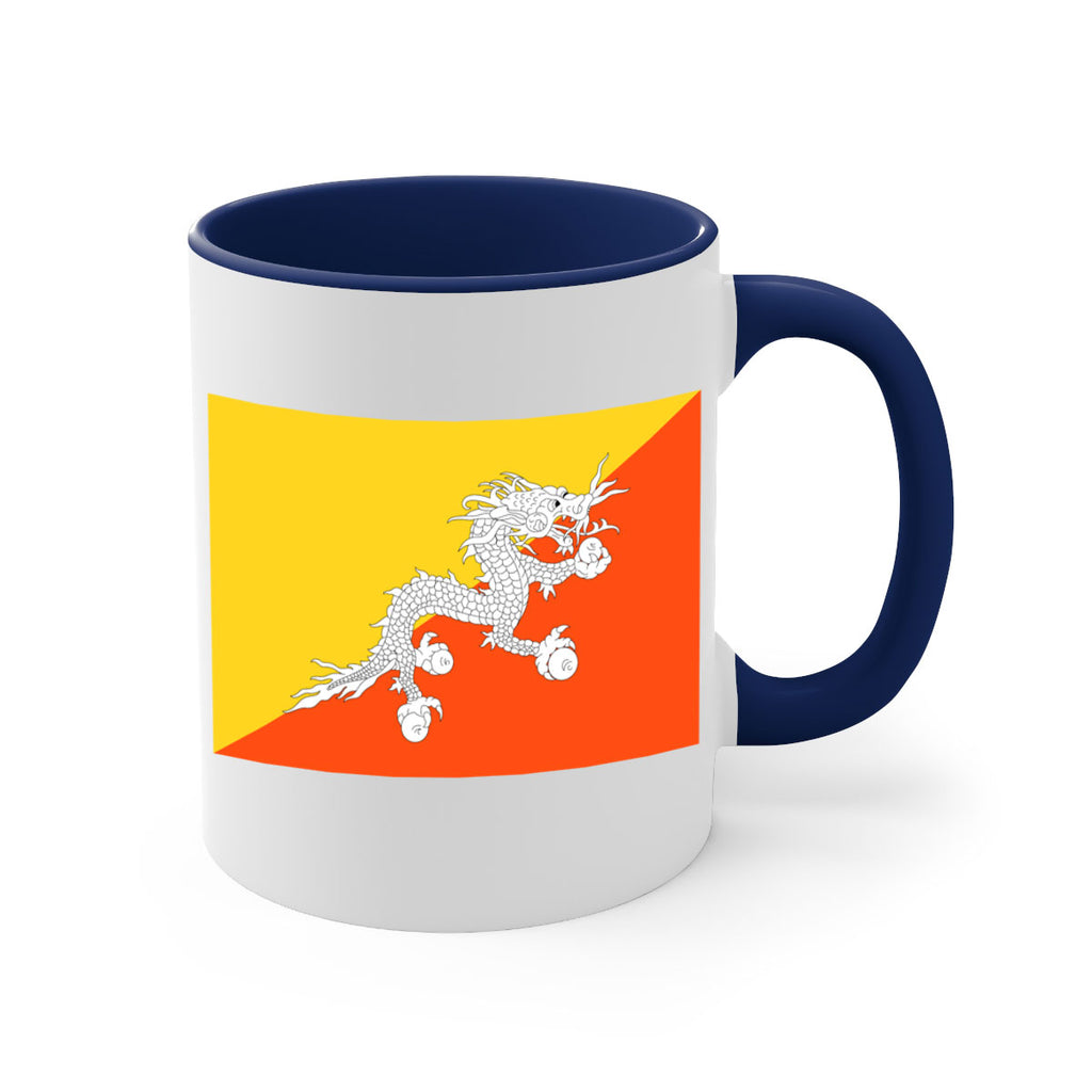 Bhutan 178#- world flag-Mug / Coffee Cup