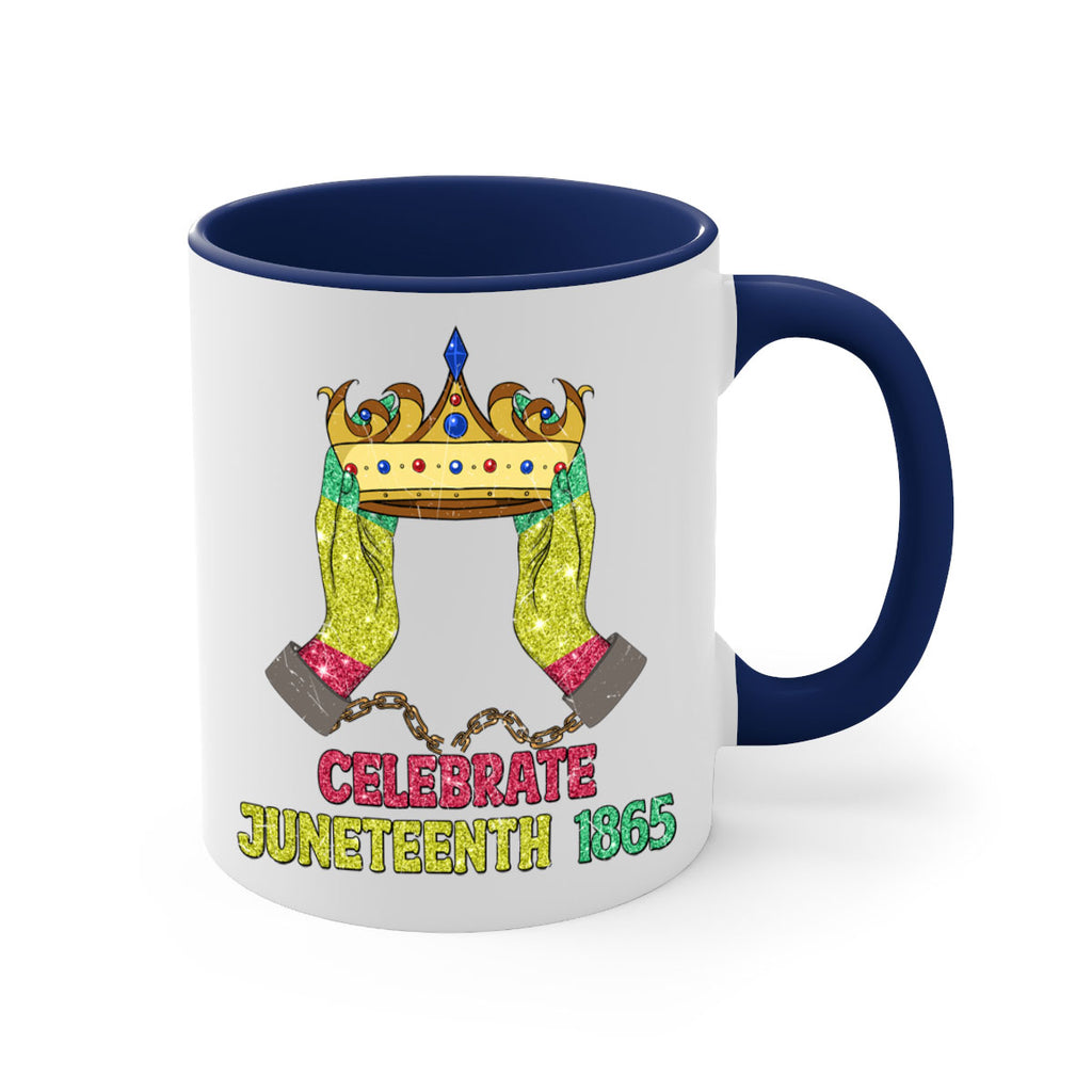 Celebrate Juneteenth 1865 Crown Designs 2#- juneteenth-Mug / Coffee Cup