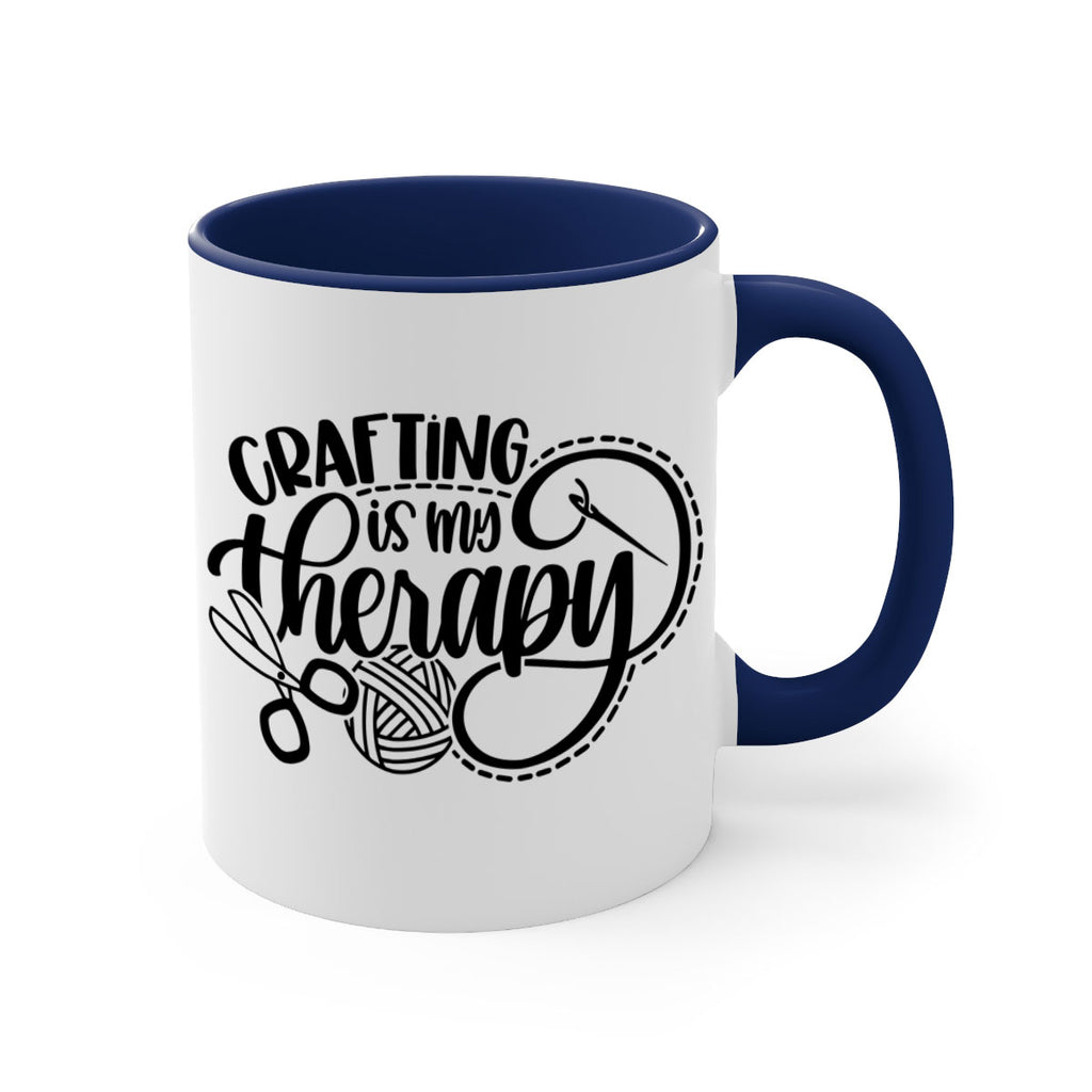 Crafting Is My Therapy 34#- crafting-Mug / Coffee Cup