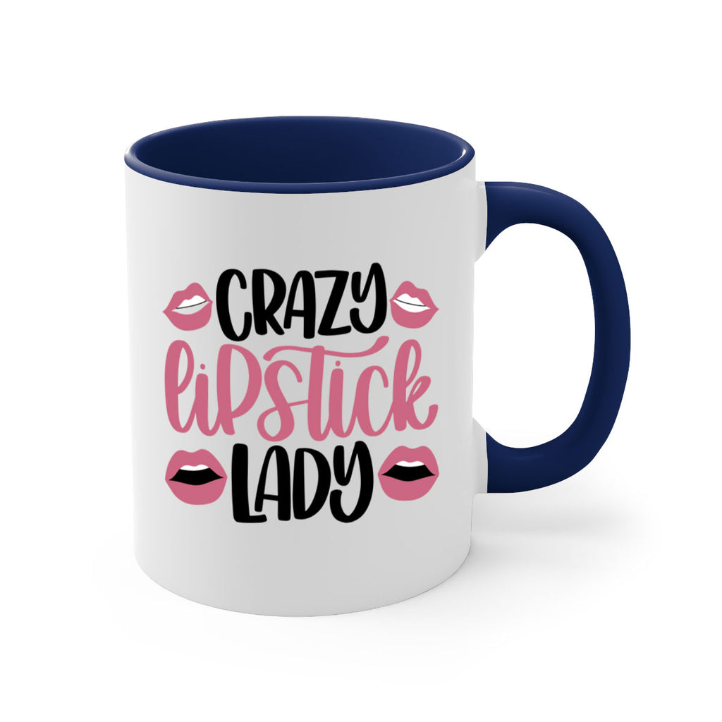 Crazy Lipstick Lady Style 107#- makeup-Mug / Coffee Cup