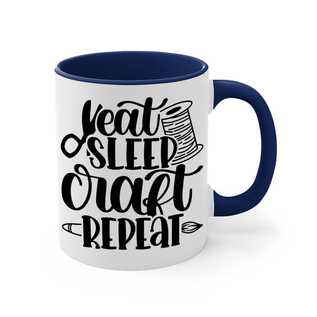 Eat Sleep Craft Repeat 29#- crafting-Mug / Coffee Cup