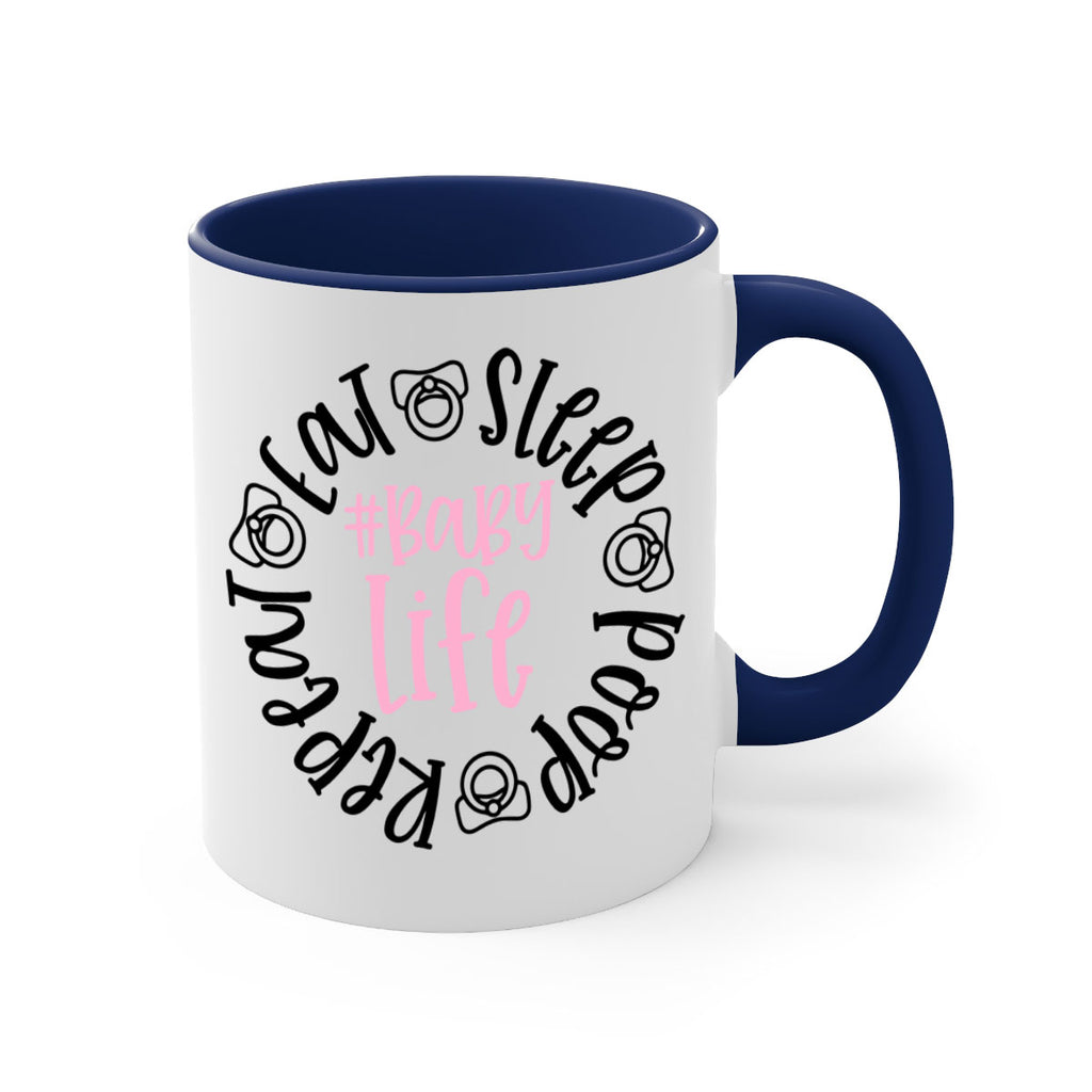 Eat Sleep Poop Repeat BabyLife Style 97#- baby2-Mug / Coffee Cup