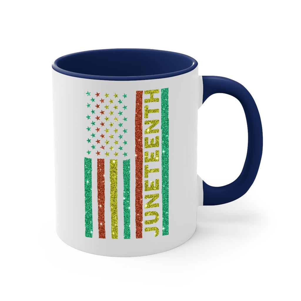Juneteenth Freedom Day Afro Usa Flag Png 23#- juneteenth-Mug / Coffee Cup