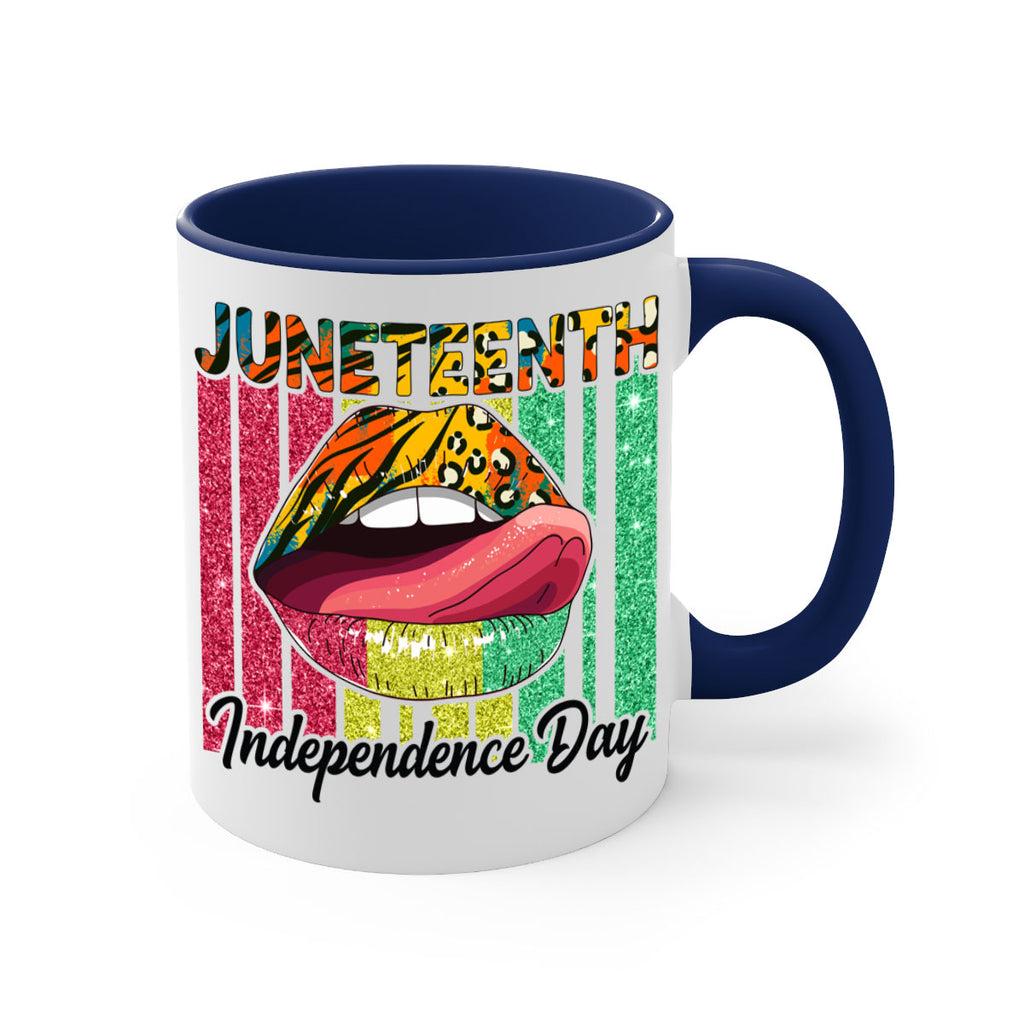 Juneteenth Independence Day Sexy Lip Png 11#- juneteenth-Mug / Coffee Cup