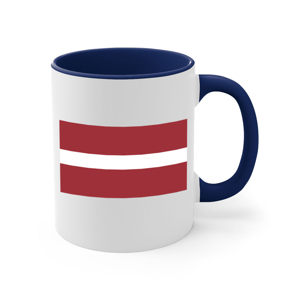 Latvia 104#- world flag-Mug / Coffee Cup