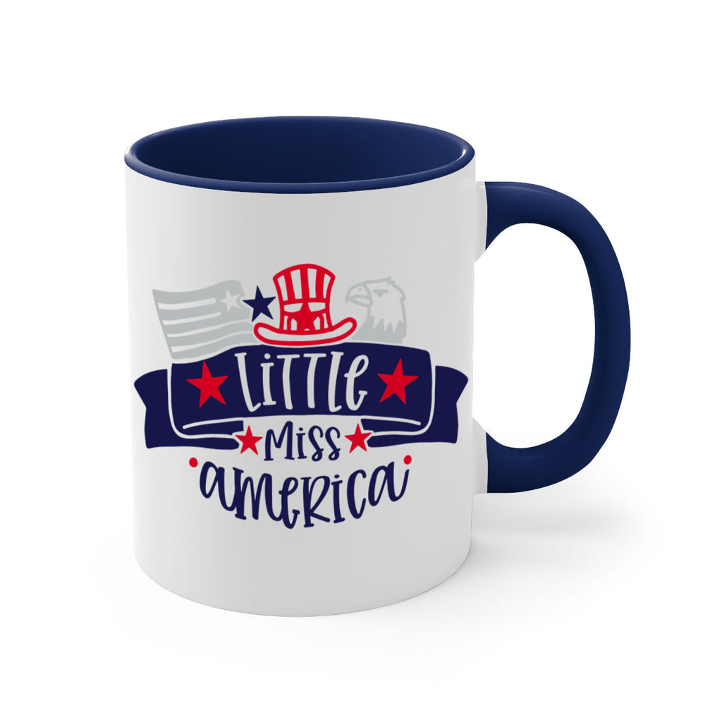 Little Miss America Style 162#- 4th Of July-Mug / Coffee Cup