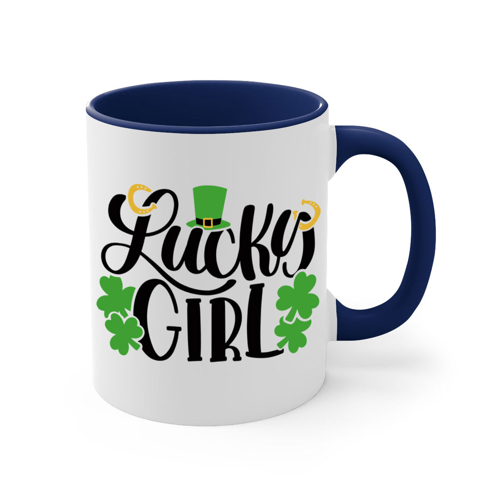 Lucky Girl Style 56#- St Patricks Day-Mug / Coffee Cup