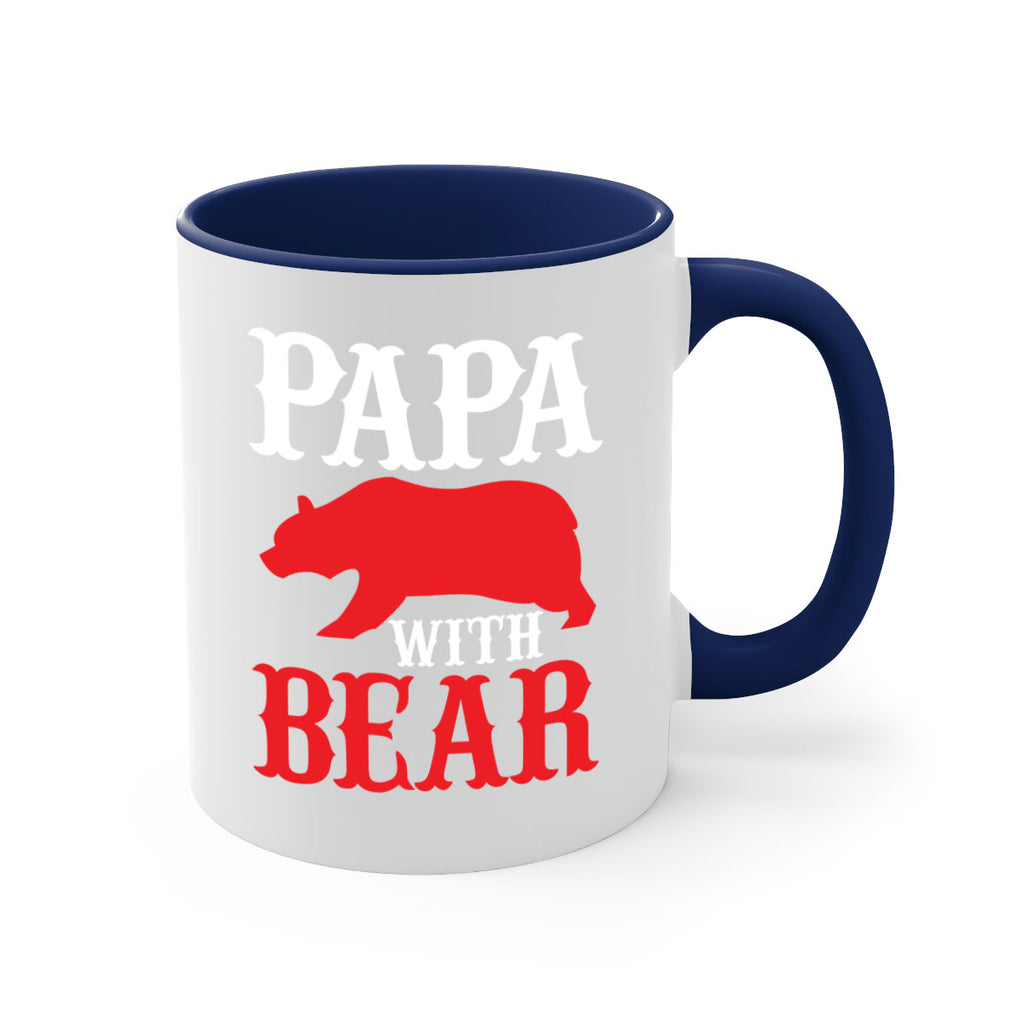 PAPA WITH BEAR 111#- grandpa-Mug / Coffee Cup