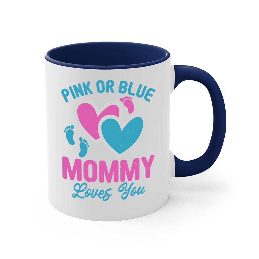 Pink or blue mommy loves you Style 180#- baby2-Mug / Coffee Cup