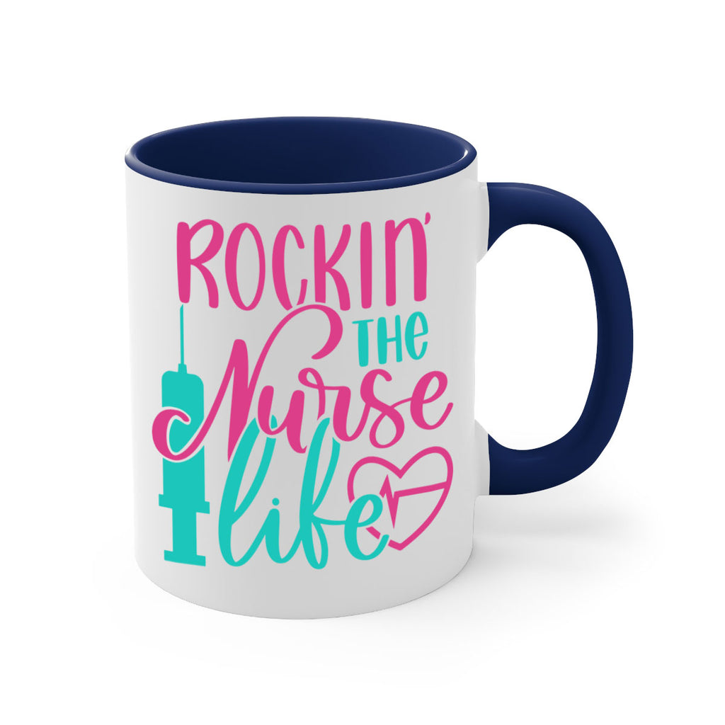 Rockin The Nurse Life Style Style 55#- nurse-Mug / Coffee Cup