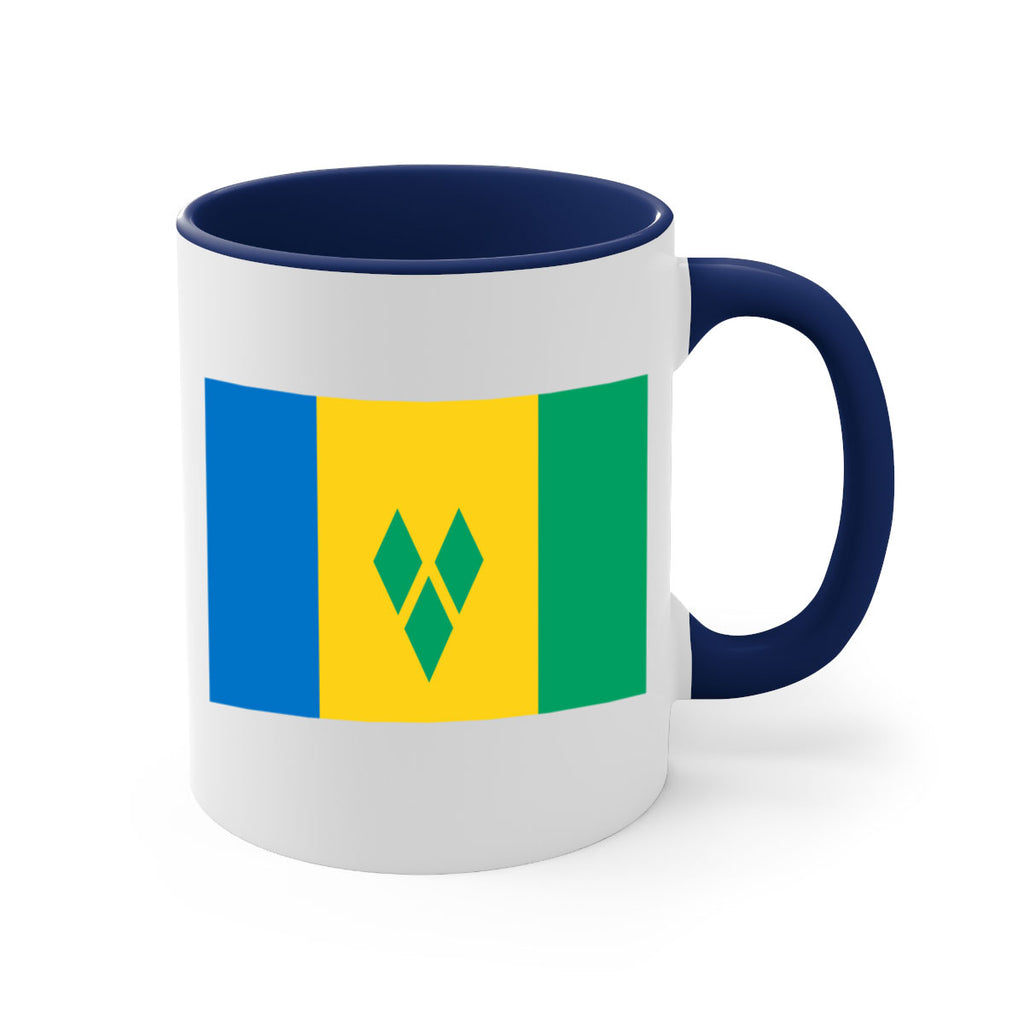 Saint Vincent and the Grenadines 50#- world flag-Mug / Coffee Cup