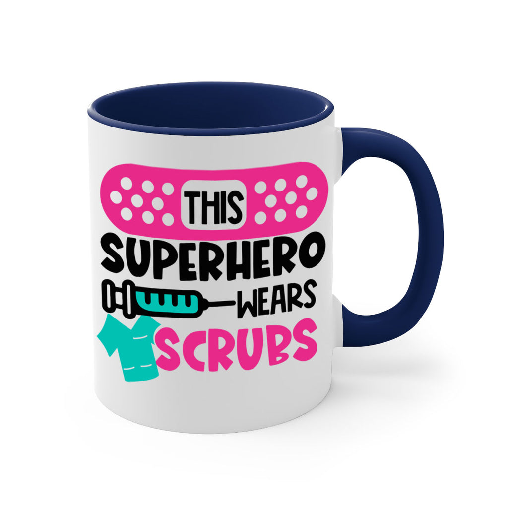 This Superhero Wears Scrubs Style Style 20#- nurse-Mug / Coffee Cup