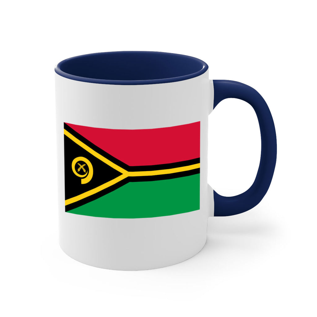 Vanuatu 7#- world flag-Mug / Coffee Cup