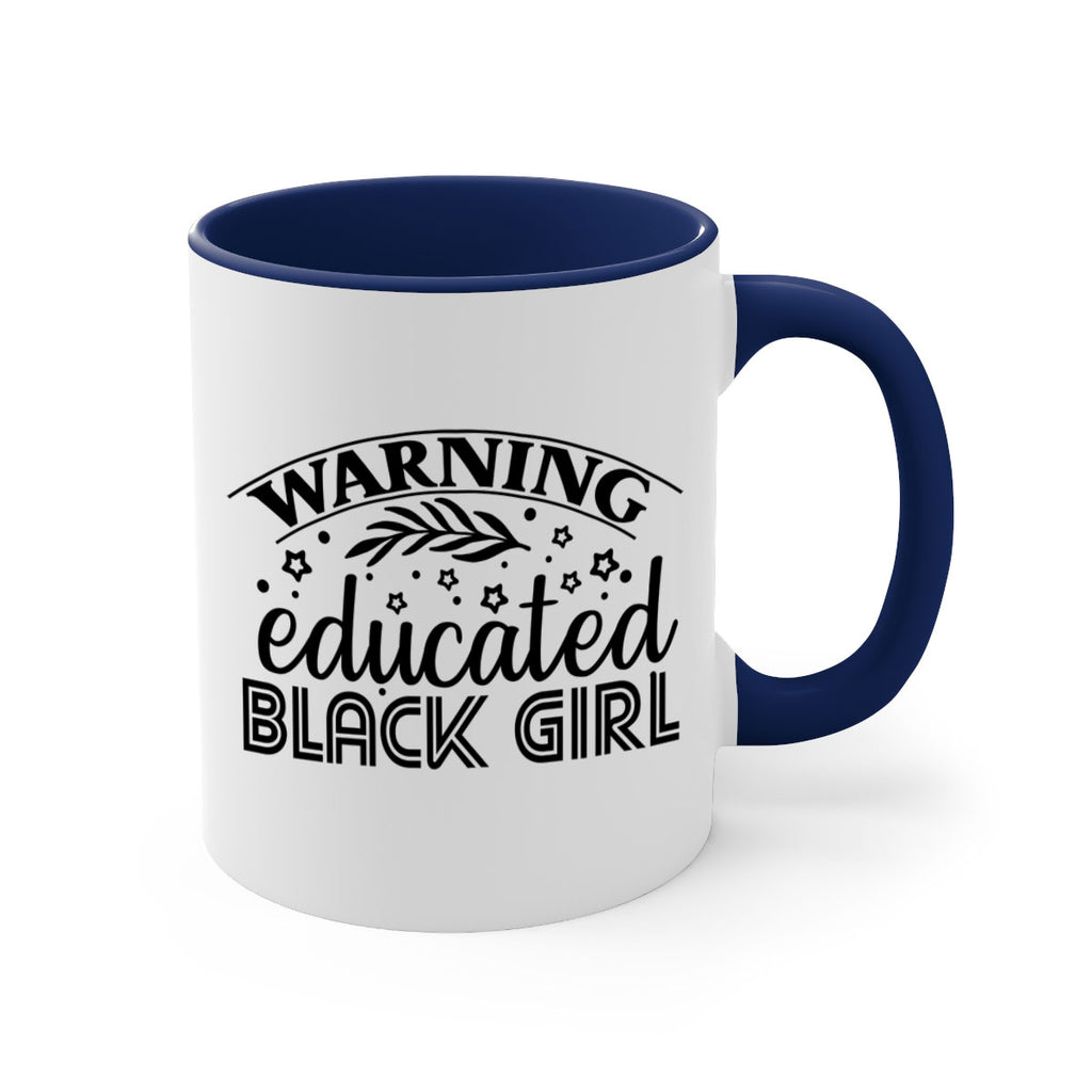 Warning educated black girl Style 1#- Black women - Girls-Mug / Coffee Cup