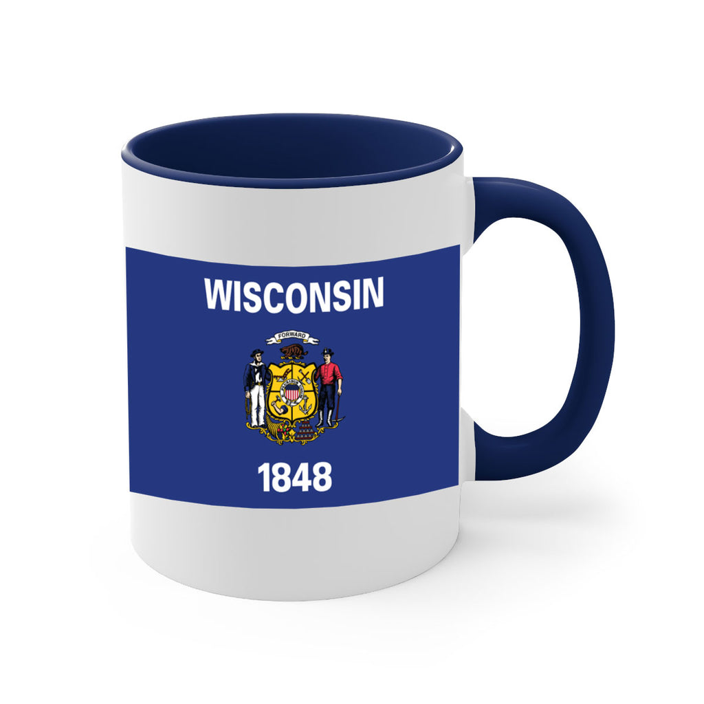 Wisconsin 2#- Us Flags-Mug / Coffee Cup