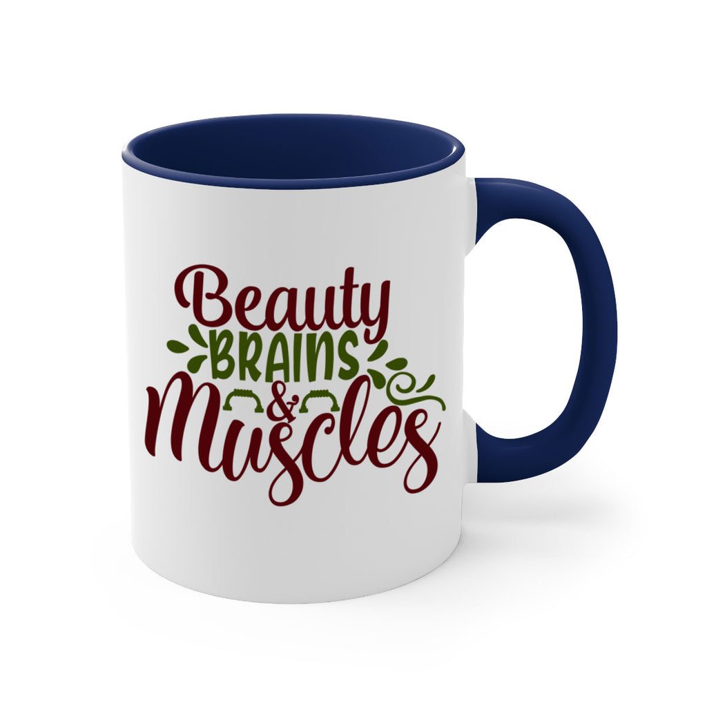 beauty brains muscles 52#- gym-Mug / Coffee Cup