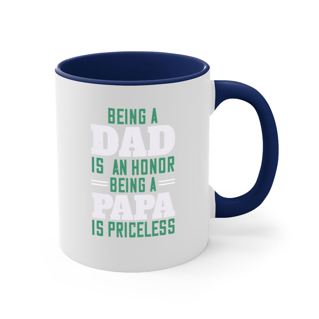 being a dadis an honor being a papa 50#- grandpa-Mug / Coffee Cup