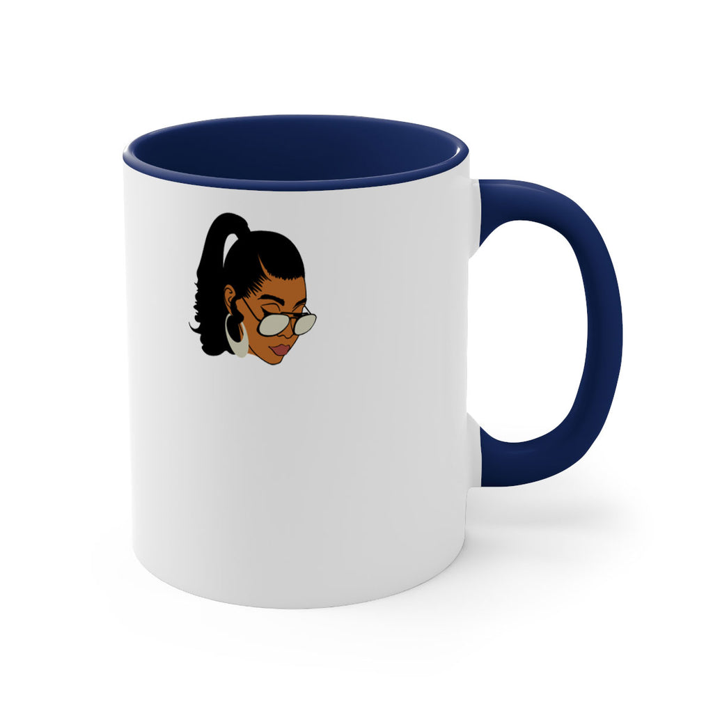 black afro 42#- Black women - Girls-Mug / Coffee Cup