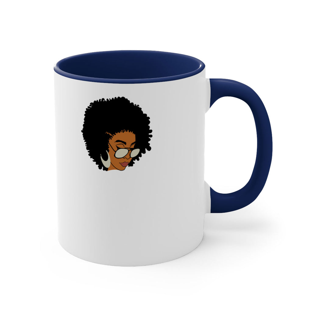 black afro 46#- Black women - Girls-Mug / Coffee Cup