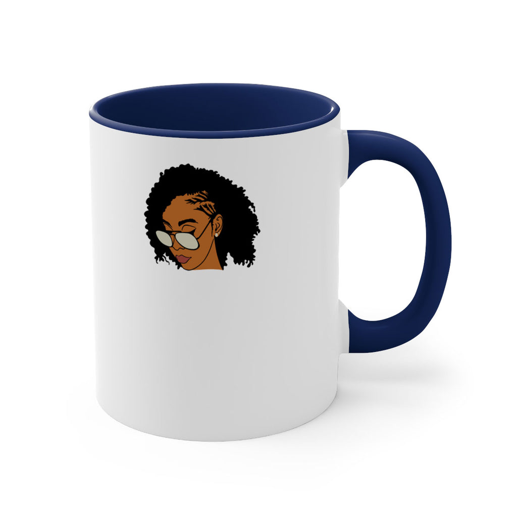 black afro 47#- Black women - Girls-Mug / Coffee Cup