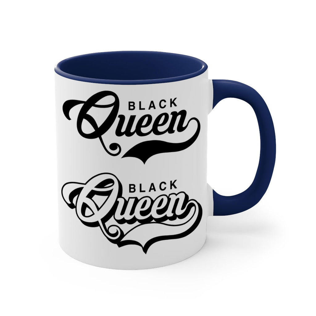 black queen 195#- black words - phrases-Mug / Coffee Cup