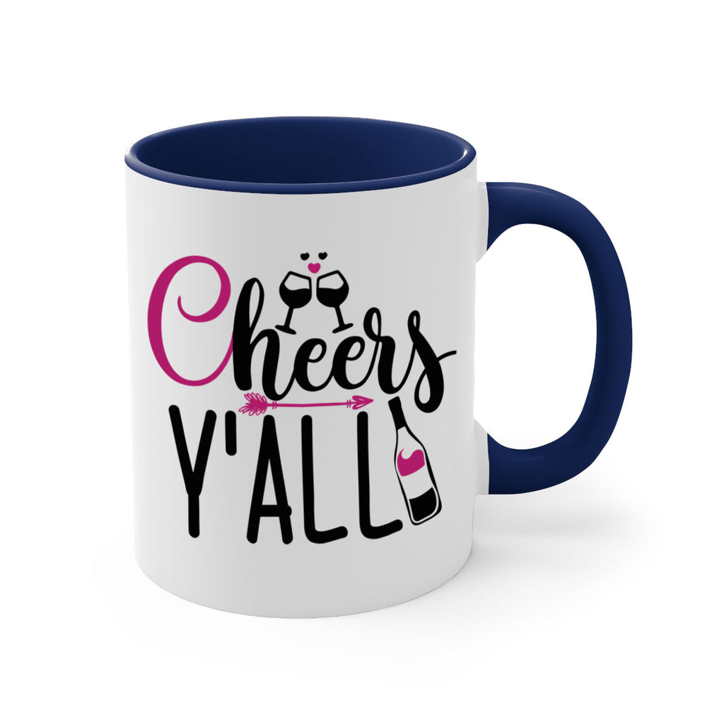 cheers yall 199#- wine-Mug / Coffee Cup