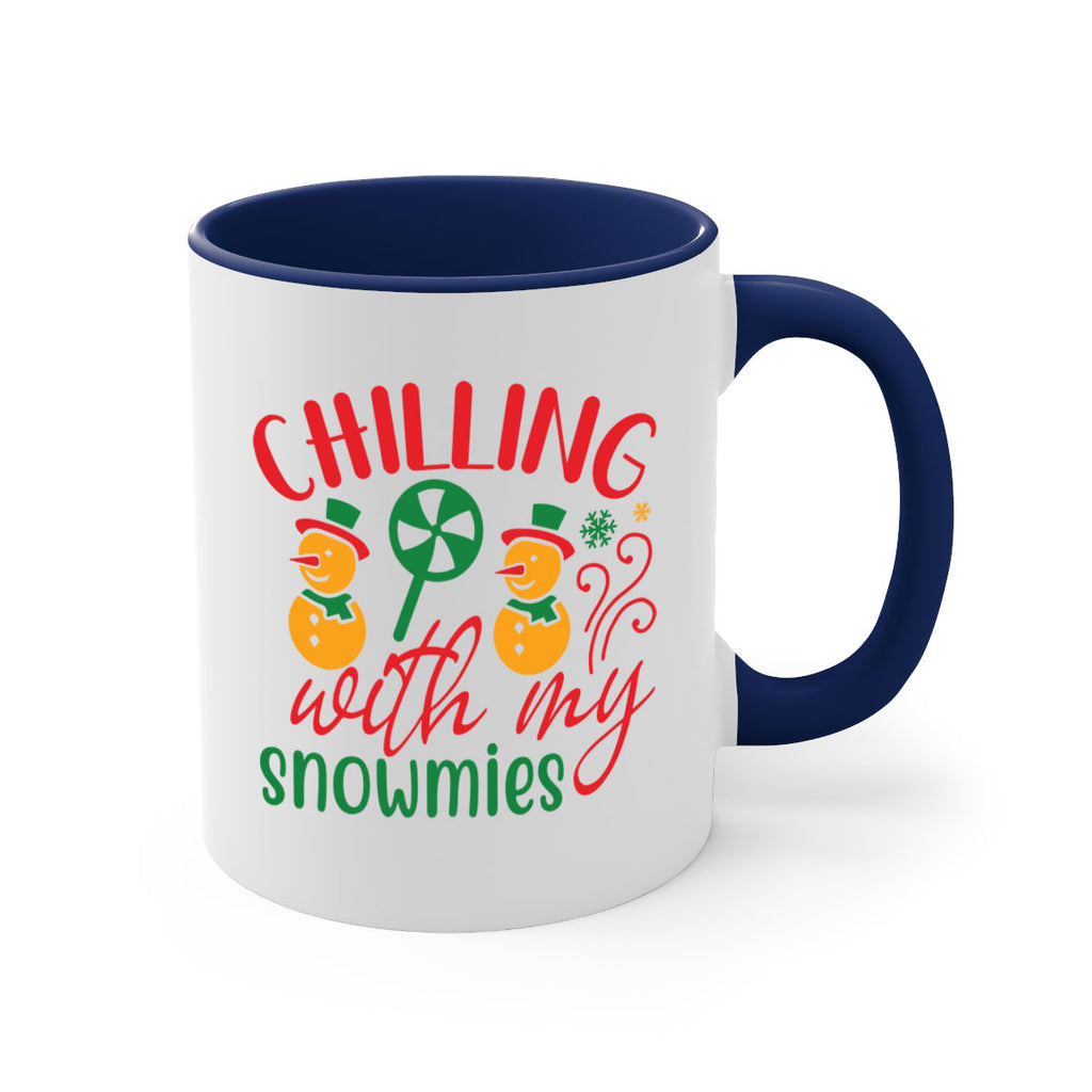 chilling with my snowmies style 91#- christmas-Mug / Coffee Cup