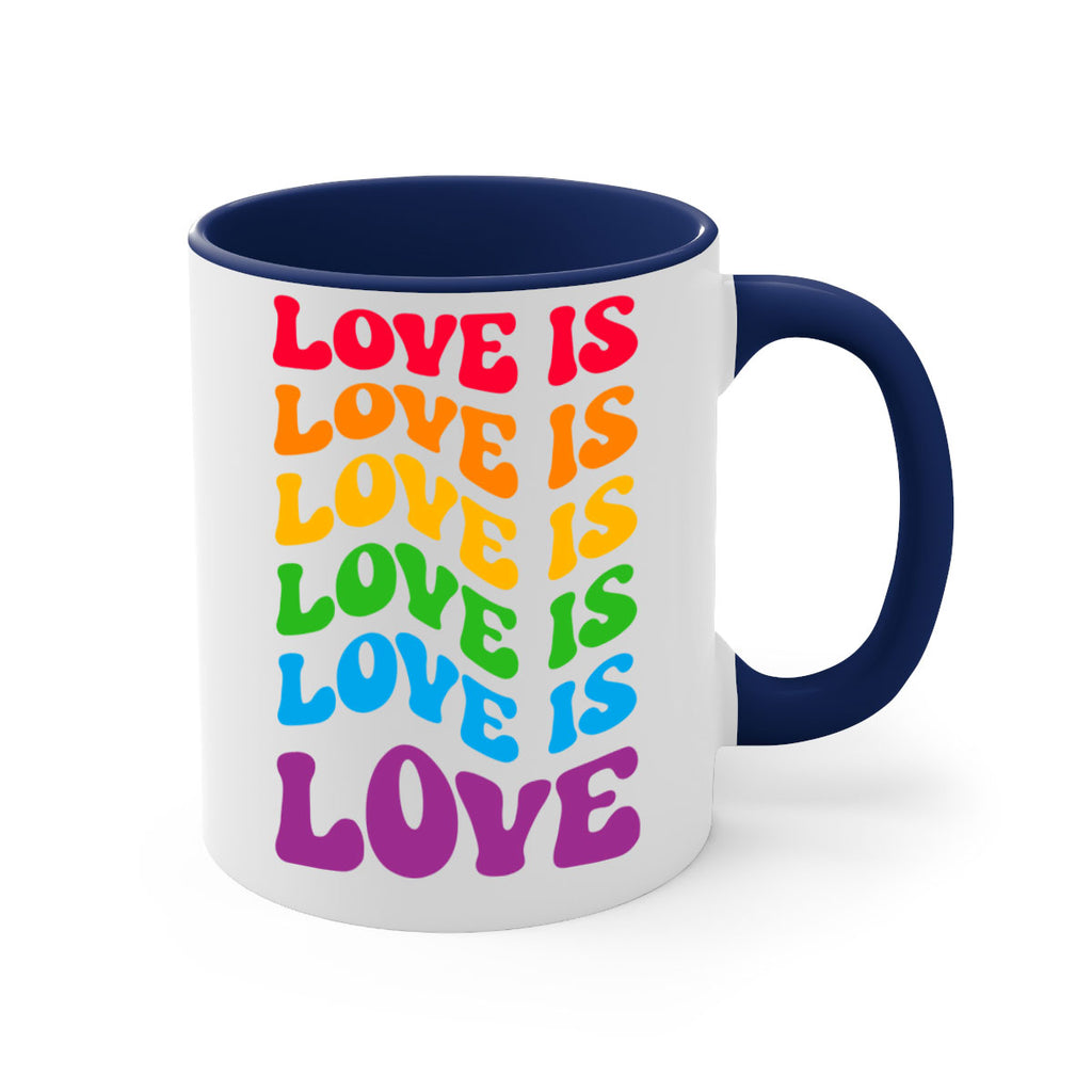 cool rainbow lgbt love is lgbt 147#- lgbt-Mug / Coffee Cup