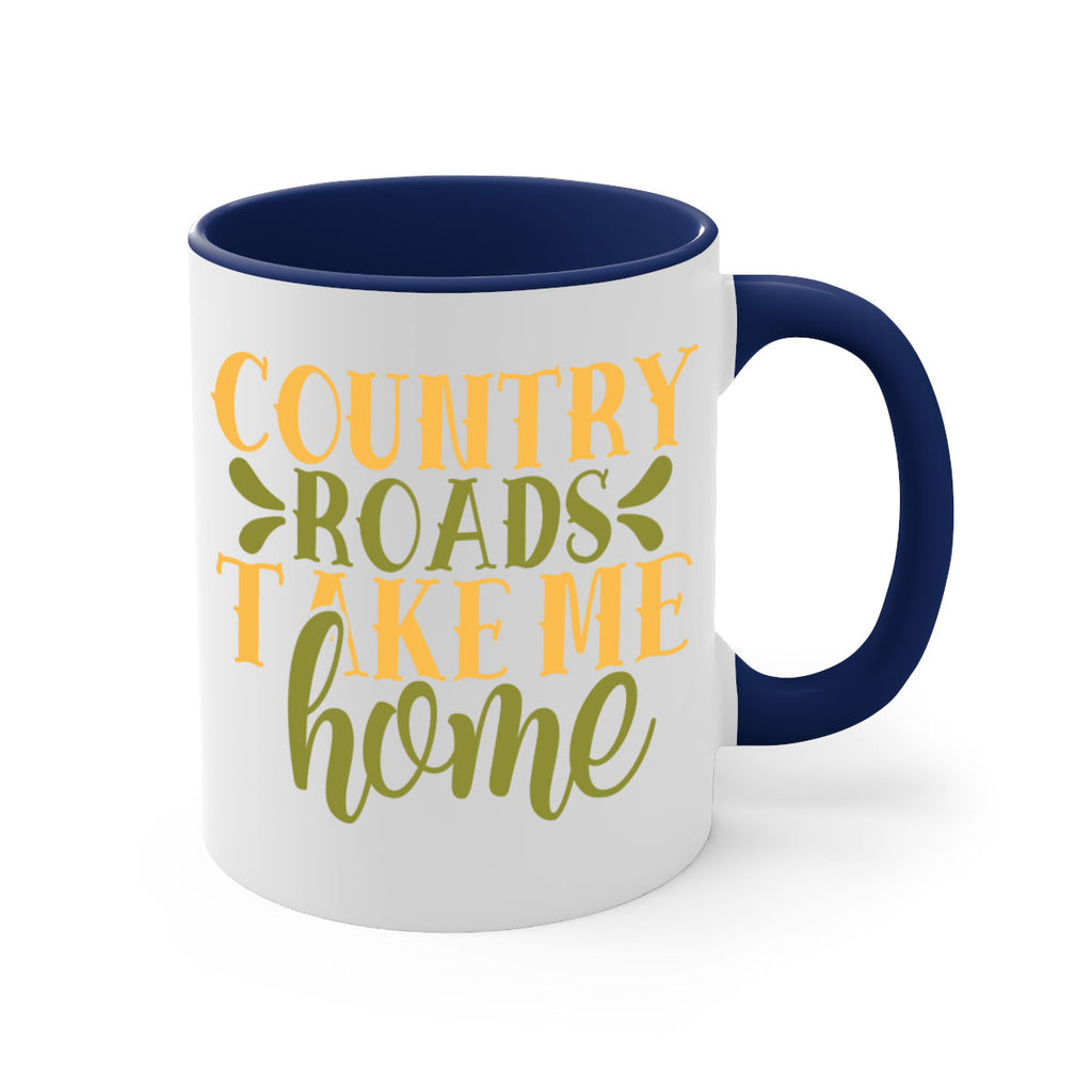 country roads take me home 19#- Farm and garden-Mug / Coffee Cup