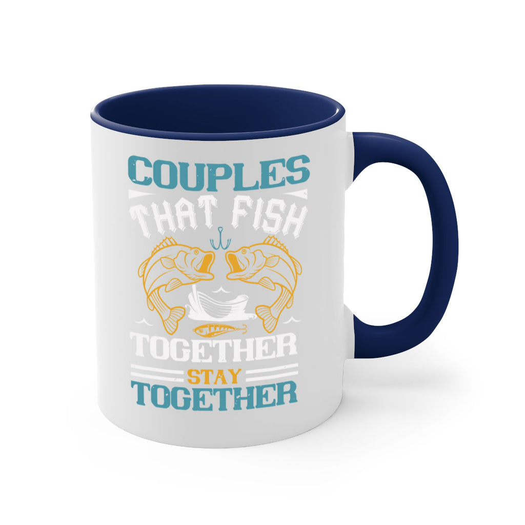couples that fish together 169#- fishing-Mug / Coffee Cup
