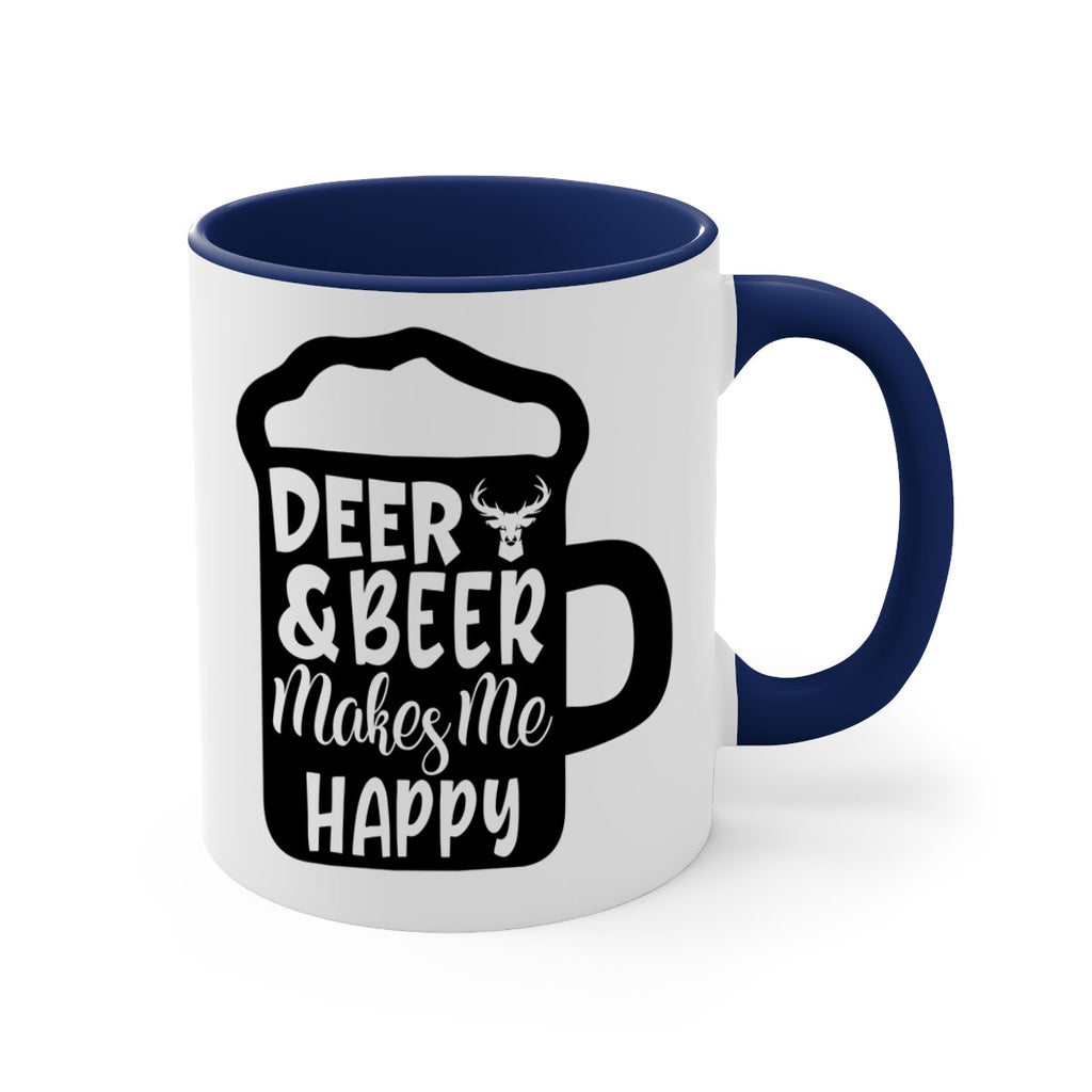 deer and beer makes me happy 17#- hunting-Mug / Coffee Cup