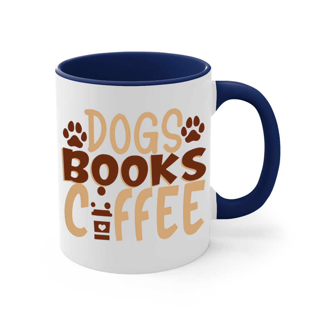 dogs books coffee 214#- coffee-Mug / Coffee Cup
