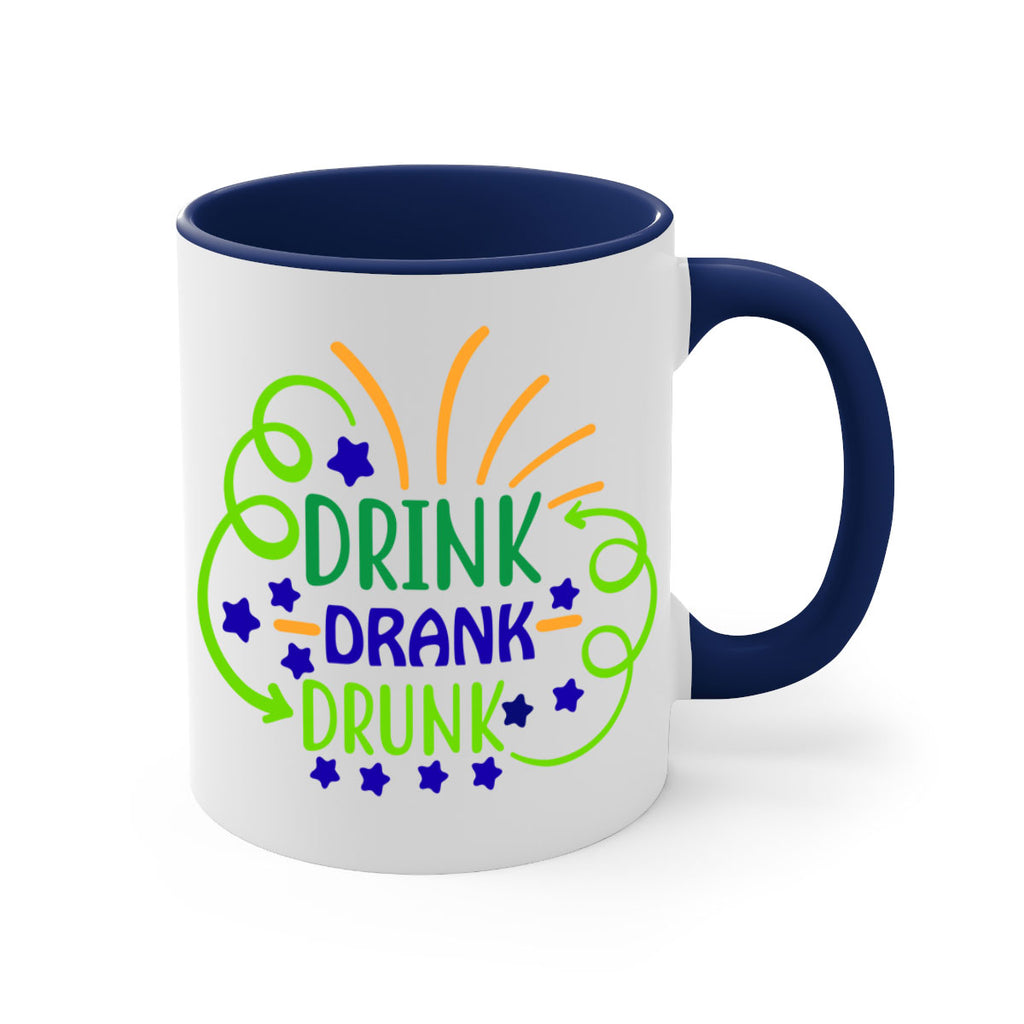 drink drank drunk 23#- mardi gras-Mug / Coffee Cup