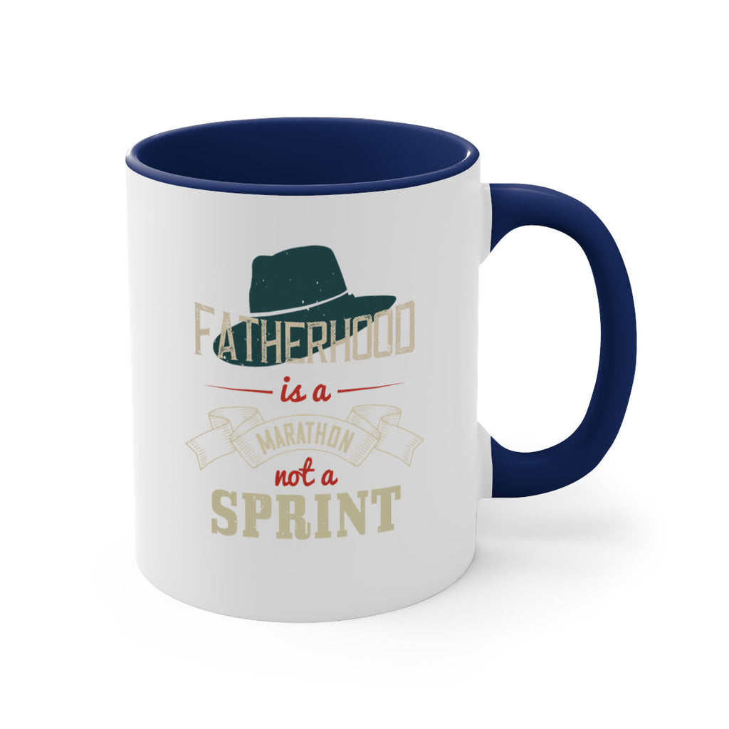 fatherhood is a marathon 227#- fathers day-Mug / Coffee Cup