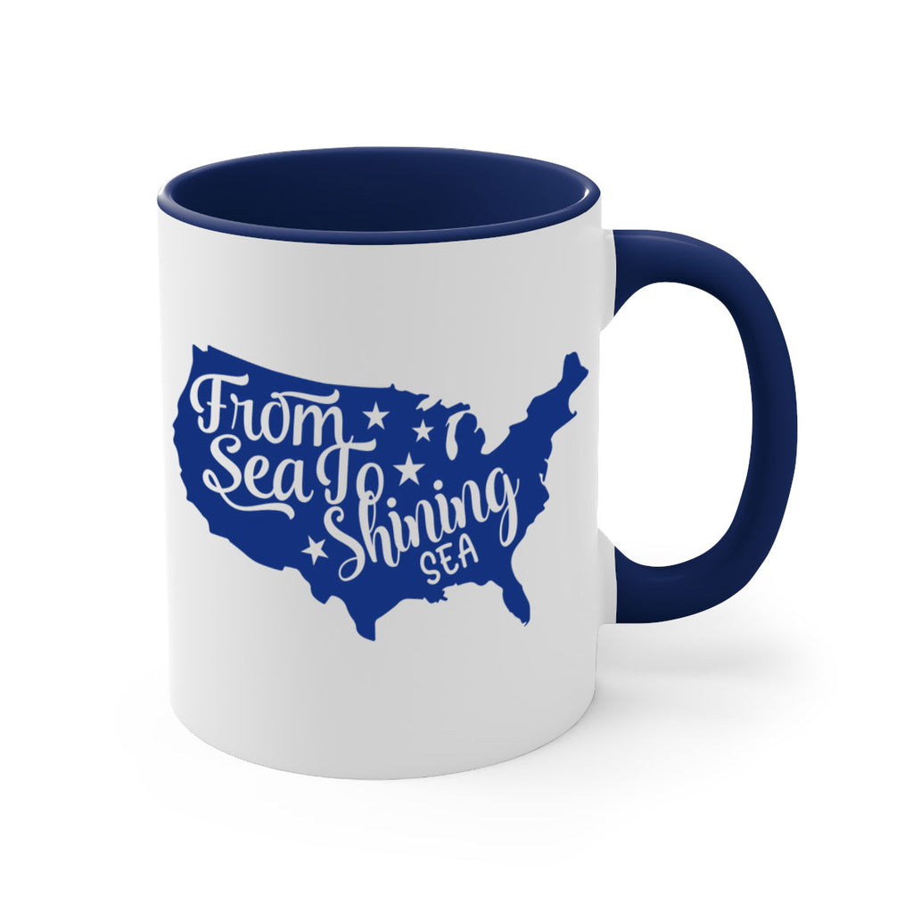 from sea to shining sea Style 52#- 4th Of July-Mug / Coffee Cup