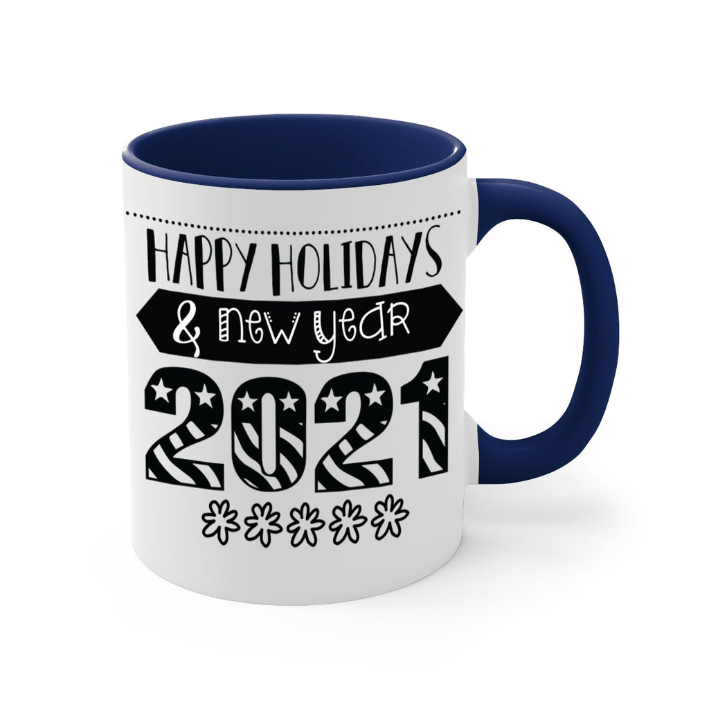 happy holidays new year style 259#- christmas-Mug / Coffee Cup