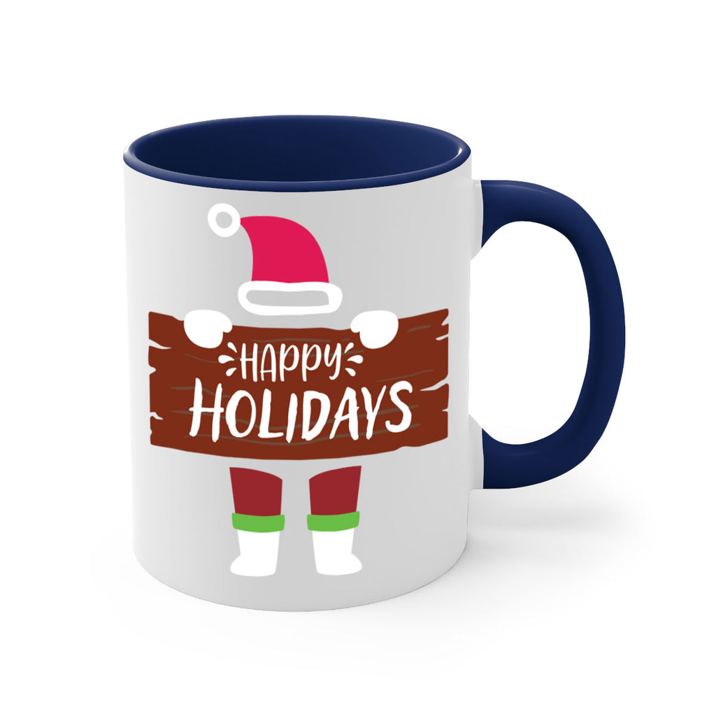 happy holidays style 255#- christmas-Mug / Coffee Cup