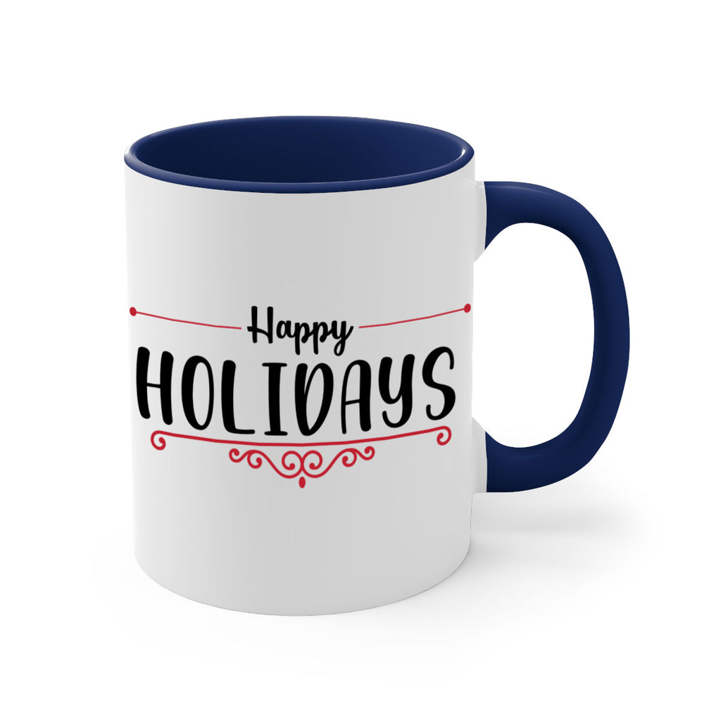 happy holidays style 262#- christmas-Mug / Coffee Cup