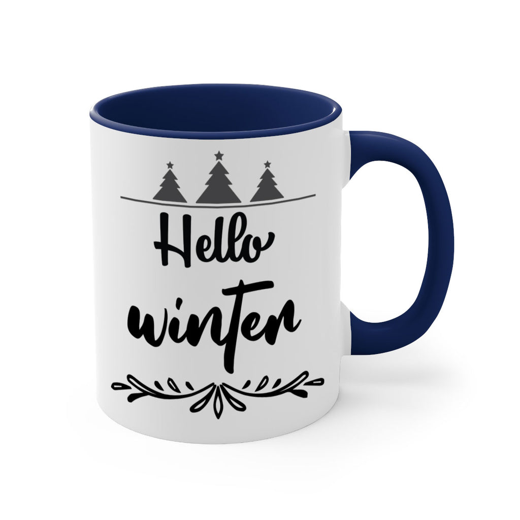 hello winter style 287#- christmas-Mug / Coffee Cup