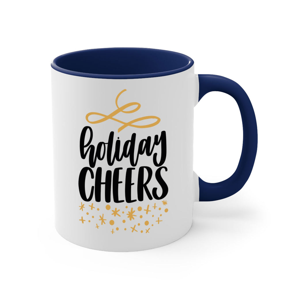 holiday cheers gold 140#- christmas-Mug / Coffee Cup