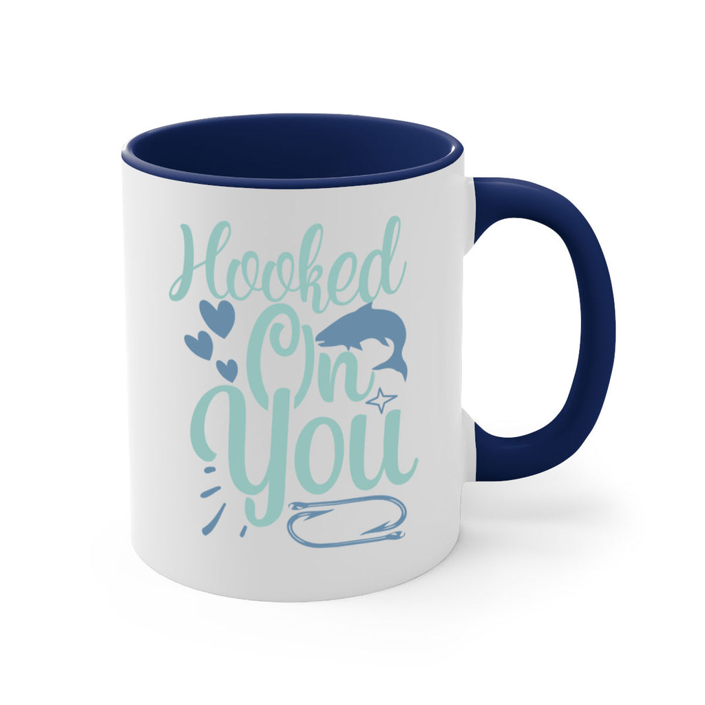 hooked on you 215#- fishing-Mug / Coffee Cup