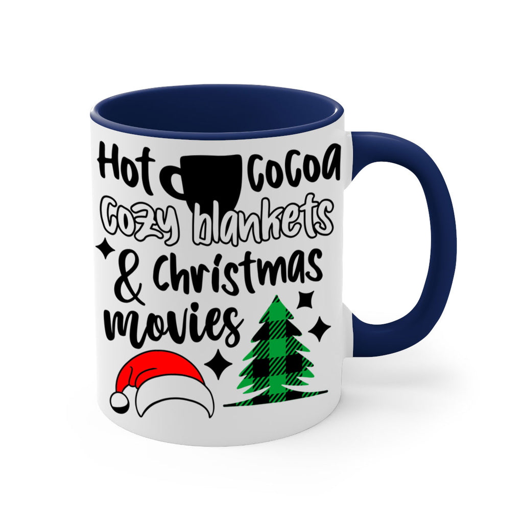 hot cocoa cozy blankets and christmas movies style 310#- christmas-Mug / Coffee Cup