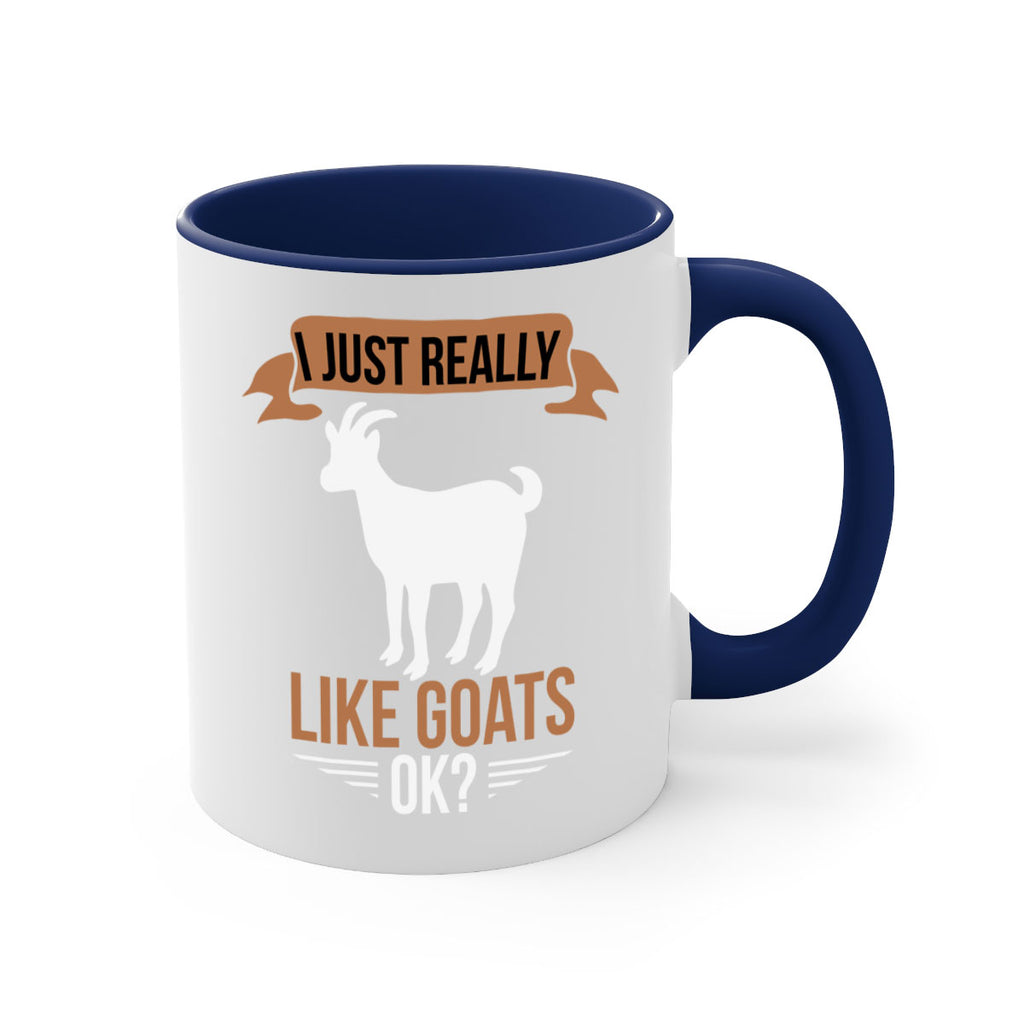 i just really like goats ok Style 3#- goat-Mug / Coffee Cup