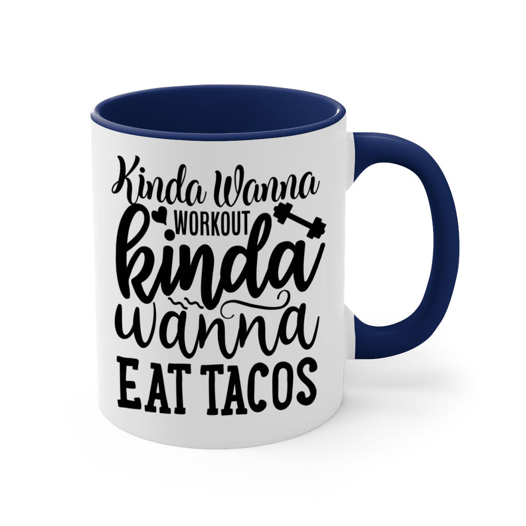 kinda wanna workout kinda wanna eat tacos 35#- gym-Mug / Coffee Cup