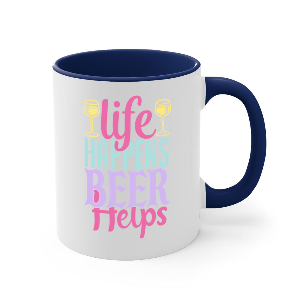 life happens beer helps 141#- beer-Mug / Coffee Cup