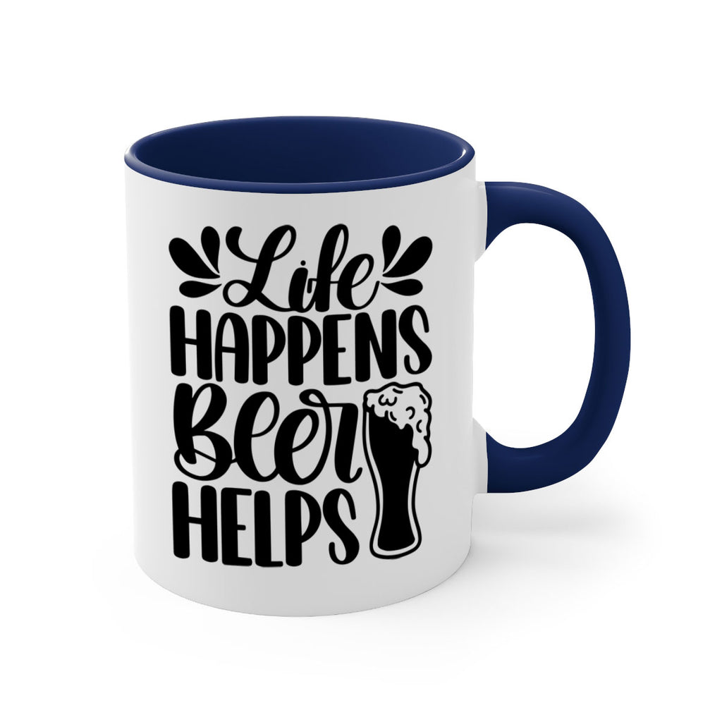 life happens beer helps 28#- beer-Mug / Coffee Cup