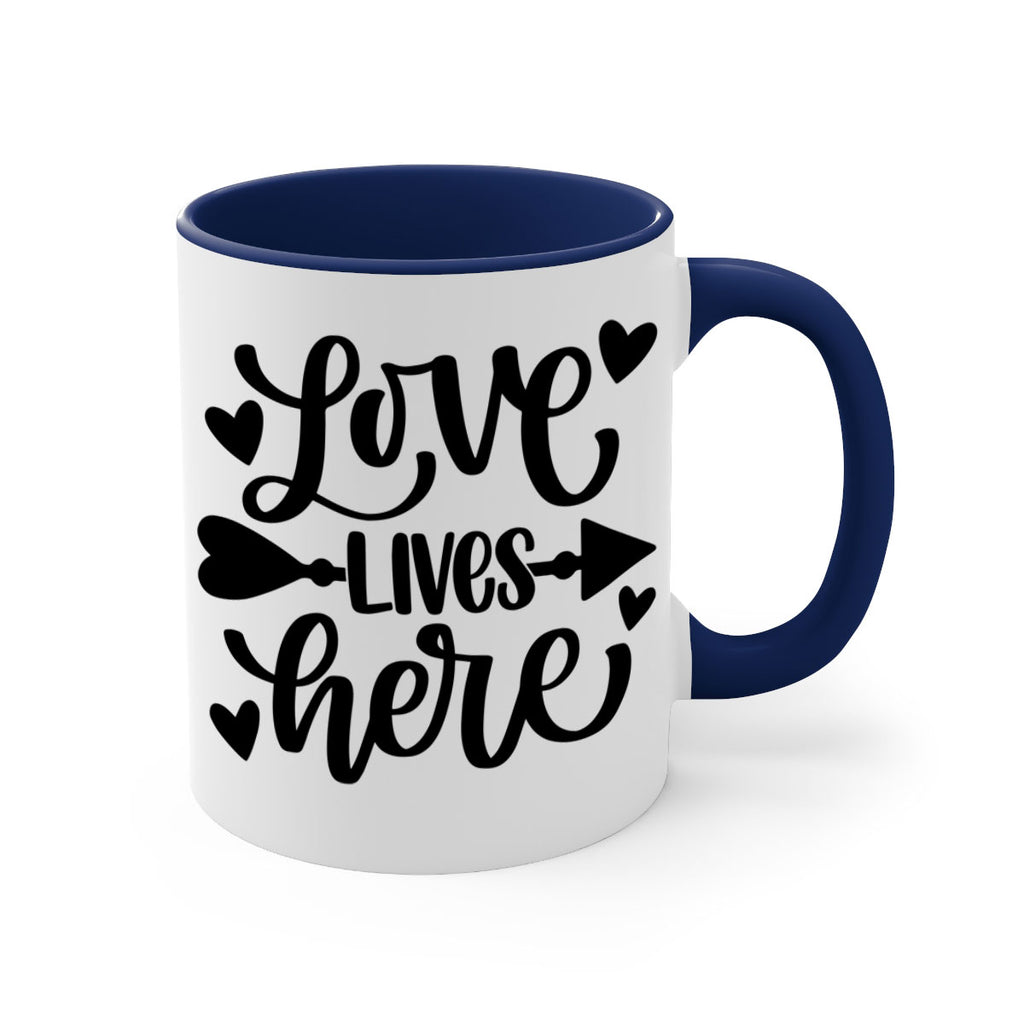 love lives here 7#- home-Mug / Coffee Cup