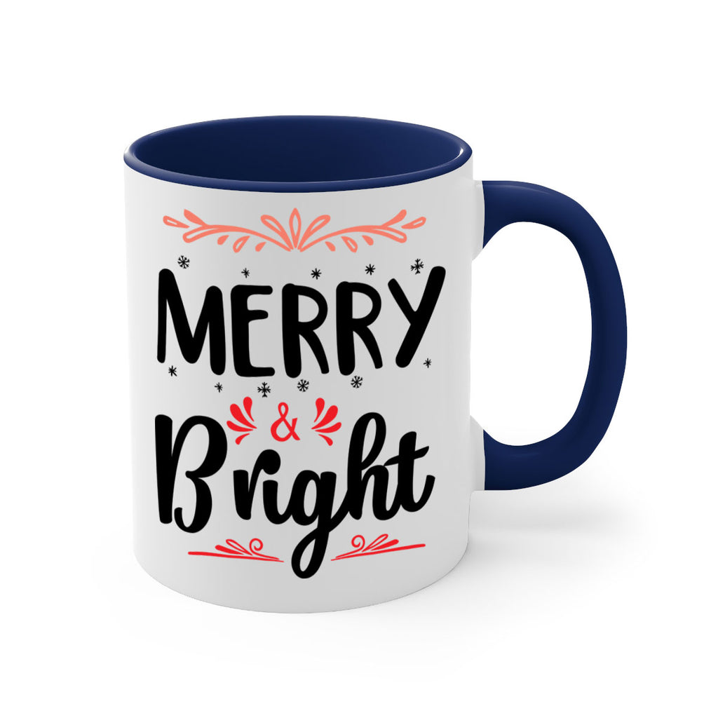 merry & bright style 467#- christmas-Mug / Coffee Cup